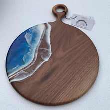 Load image into Gallery viewer, Walnut charcuterie board 12” diameter