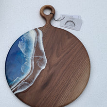 Load image into Gallery viewer, Walnut charcuterie board 12” diameter
