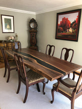 Load image into Gallery viewer, Walnut dining table
